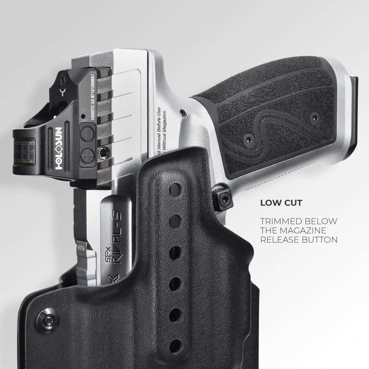Sig Sauer P320 Full Size w/ Streamlight TLR-1 HL OWB Paddle Holster by Black Scorpion Outdoor Gear – view 4