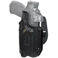 Glock 17, 22, 44, 45 w/ Streamlight TLR-1 HL OWB Paddle Holster by Black Scorpion Outdoor Gear