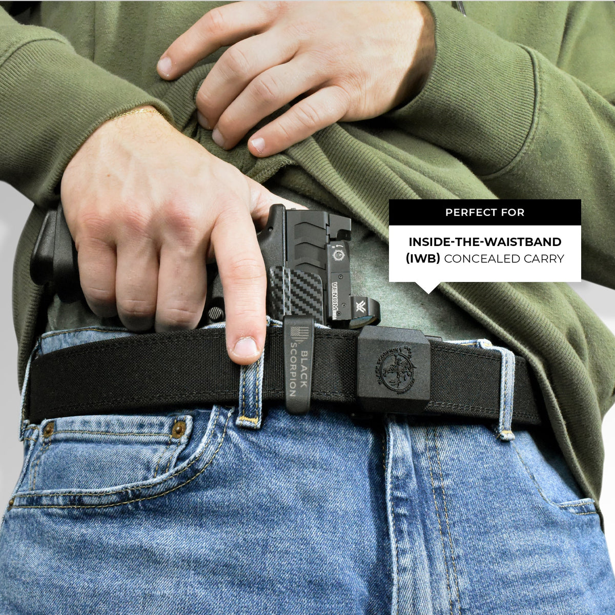 Tactical Gun Belt 1.5'' by Black Scorpion Outdoor Gear – view 8