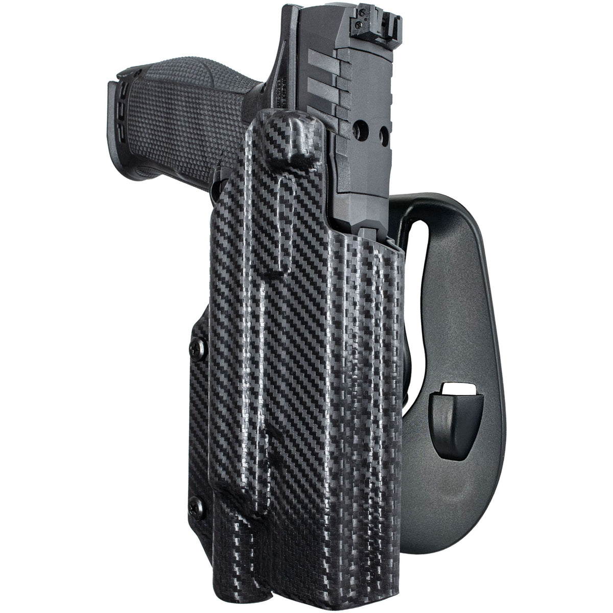 Walther PDP 5'' w/ Surefire X300U-A OWB Paddle Holster by Black Scorpion Outdoor Gear – view 2