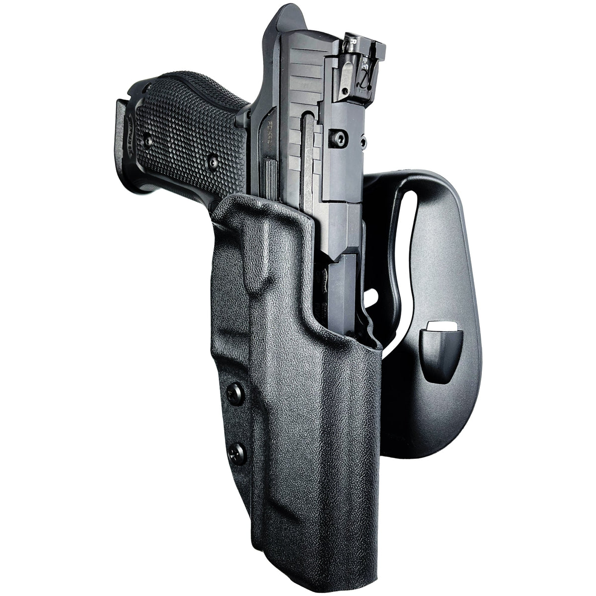 Walther Q5 Match Steel Frame OWB Paddle Holster by Black Scorpion Outdoor Gear