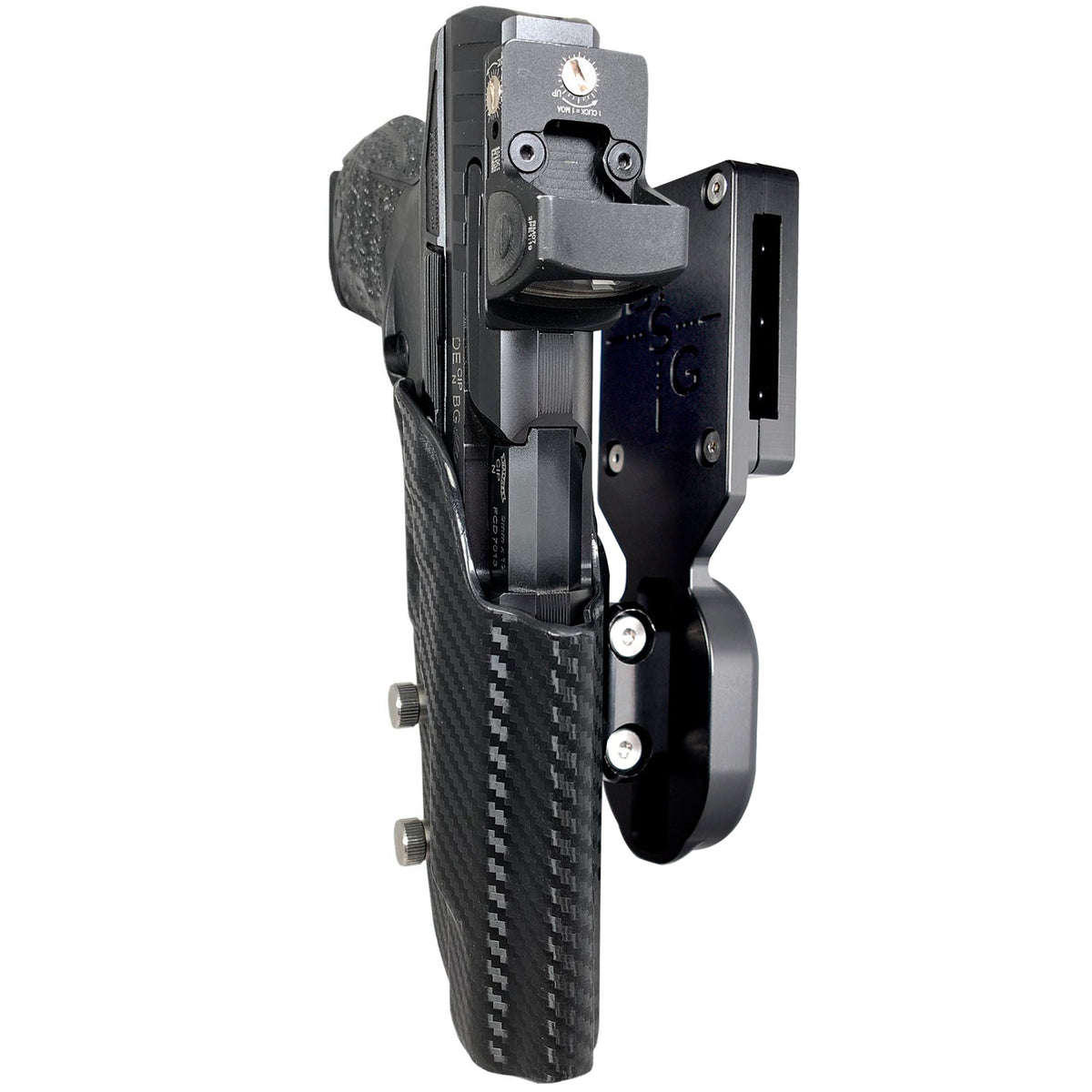 Walther Q5 Match Polyframe Pro Ball Joint Competition Holster by Black Scorpion Outdoor Gear – view 2