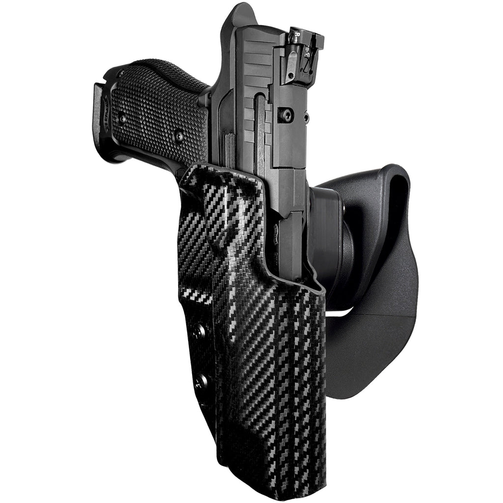 Walther Q5 Match Steel Frame OWB Quick Release Paddle Holster by Black Scorpion Outdoor Gear – view 2