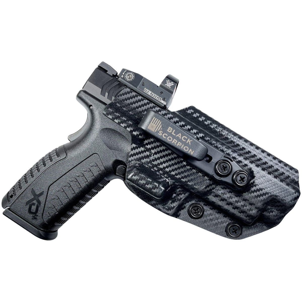 Springfield XD-M Elite 4.5'' IWB Belt Wing Tuckable Holster by Black Scorpion Outdoor Gear