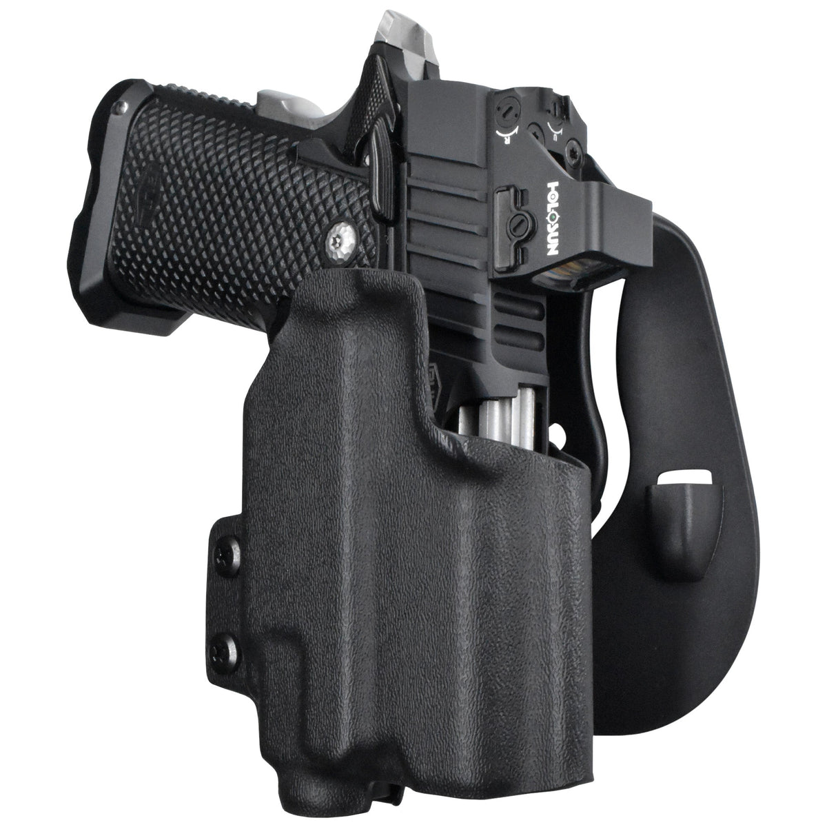 Bul Armory SAS II UL 3.25'' w/ Streamlight TLR-8AG OWB Paddle Holster by Black Scorpion Outdoor Gear