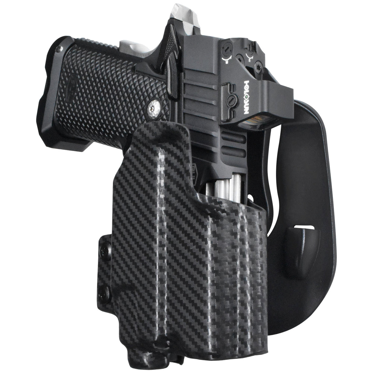Bul Armory SAS II UL 3.25'' w/ Streamlight TLR-8AG OWB Paddle Holster by Black Scorpion Outdoor Gear – view 2